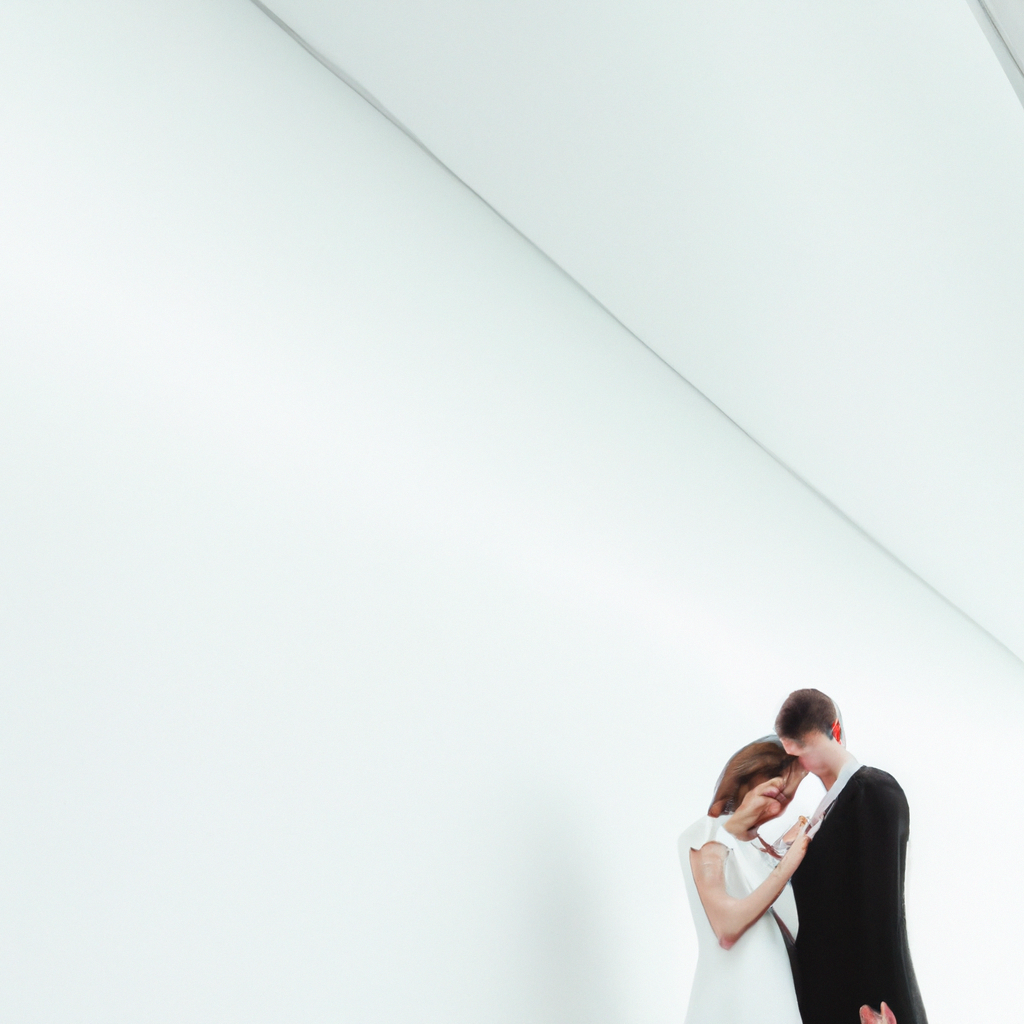 웨딩 촬영 예시, 햇살 가득한 미니멀 스튜디오